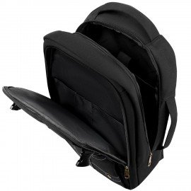 Рюкзак HEIKKI DESERTED (ХЕЙКИ) универсальный, отд. для ноутбука, EVA спинка, черный, 48х34х18см, 273876