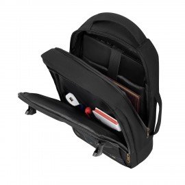 Рюкзак HEIKKI DESERTED (ХЕЙКИ) универсальный, отд. для ноутбука, EVA спинка, черный, 48х34х18см, 273876