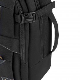 Рюкзак HEIKKI DESERTED (ХЕЙКИ) универсальный, отд. для ноутбука, EVA спинка, черный, 48х34х18см, 273876