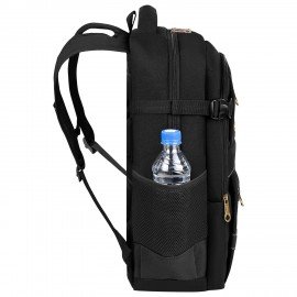 Рюкзак HEIKKI DESERTED (ХЕЙКИ) универсальный, отд. для ноутбука, EVA спинка, черный, 48х34х18см, 273876