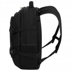 Рюкзак HEIKKI DESERTED (ХЕЙКИ) универсальный, 3 отд., эргономичный, багажная лента, черный, 47х33х17см, 273878