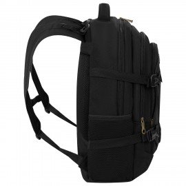 Рюкзак HEIKKI DESERTED (ХЕЙКИ) универсальный, 3 отд., эргономичный, багажная лента, черный, 47х33х17см, 273878