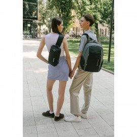 Рюкзак HEIKKI OUTLOOK (ХЕЙКИ) универсальный, отделение для ноутбука, серый, 44x31x17 см, 273890