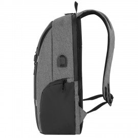 Рюкзак HEIKKI OUTLOOK (ХЕЙКИ) универсальный, отделение для ноутбука, серый, 44x31x17 см, 273890