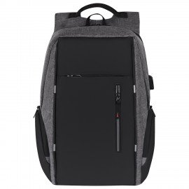 Рюкзак HEIKKI OUTLOOK (ХЕЙКИ) универсальный, отделение для ноутбука, серый, 44x31x17 см, 273890