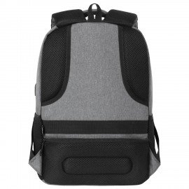 Рюкзак HEIKKI SECURE (ХЕЙКИ) универсальный, 2 отделения, отделение для ноутбука, серый, 46x31x19 см, 273895