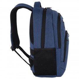 Рюкзак HEIKKI SECURE (ХЕЙКИ) универсальный, 2 отделения, отделение для ноутбука, синий, 46x31x19 см, 273896