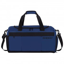 Сумка спортивная HEIKKI MOVE PLUS (ХЕЙКИ) отделение для обуви, синяя, 28х50х23 см, 273897