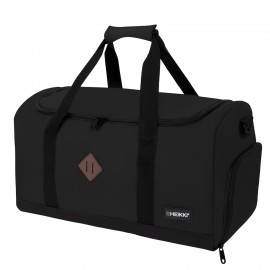 Сумка спортивная HEIKKI MOVE RENOWNED (ХЕЙКИ) отделение для обуви, черная, 28x51x26 см, 273909