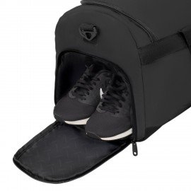 Сумка спортивная HEIKKI MOVE RENOWNED (ХЕЙКИ) отделение для обуви, черная, 28x51x26 см, 273909