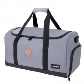 Сумка спортивная HEIKKI MOVE RENOWNED (ХЕЙКИ) отделение для обуви, серая, 28x51x26 см, 273910