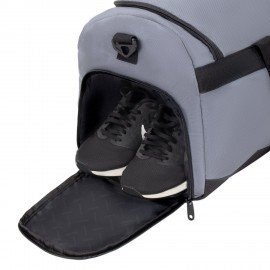 Сумка спортивная HEIKKI MOVE RENOWNED (ХЕЙКИ) отделение для обуви, серая, 28x51x26 см, 273910