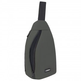 Рюкзак HEIKKI EVEN (ХЕЙКИ) на одно плечо, 2 отделения, хаки, 35x20x8 см, 273920