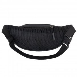 РЕЗЕРВ Сумка на пояс PROMPT, два отделения, светоотражающая молния, черная, 35х13,5х4, 273922