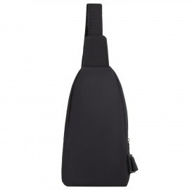 РЕЗЕРВ Рюкзак однолямочный PROMPT, 2 отделения, черный, 29,5х16х5,5 см, WBZ, 273926