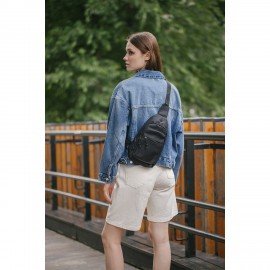 РЕЗЕРВ Рюкзак однолямочный PROMPT, 2 отделения, черный, 29,5х16х5,5 см, WBZ, 273926