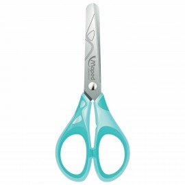 Ножницы MAPED (Франция) "Essentials Soft", 130 мм, закругленные, цвет ассорти, 464411