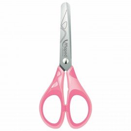 Ножницы MAPED (Франция) "Essentials Soft", 130 мм, закругленные, цвет ассорти, 464411
