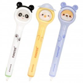 Корректирующая лента FUNSTER(ФАНСТЕР) "Милые зверята" 5ммx6м, ВЫГОДНАЯ УПАКОВКА 3шт, блистер, 273984