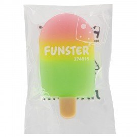 Ластик фигурный FUNSTER (ФАНСТЕР) "АЙСКРИМ", 55х29х12 мм, цвета ассорти, экологичный ПВХ, пакет, 274015