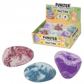 Ластик фигурный FUNSTER (ФАНСТЕР) "ПАЛЕОНТОЛОГ", цвета ассорти, пакет, 274017