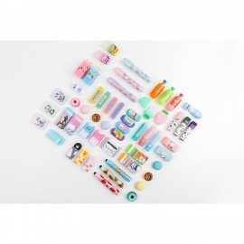 Ластик BRUNO VISCONTI "Meow", 30х47х21 мм, цвет ассорти, 42-0086