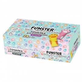 Точилка фигурная FUNSTER (ФАНСТЕР) "Лапка 2", 1 отверстие, ассорти, 274057