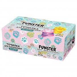 Точилка фигурная FUNSTER (ФАНСТЕР) "Лапка 1", 1 отверстие, ассорти, 274058
