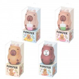 Точилка фигурная FUNSTER (ФАНСТЕР) "Капибара", 1 отверстие, ассорти, 274059