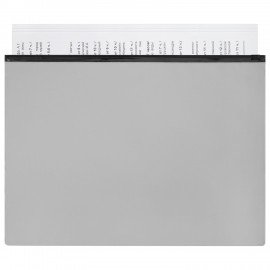 Папка-конверт СЕКЬЮРИТИ на молнии А4 (230х333 мм), ПВХ, непрозрачная, серая, STAFF, 274078