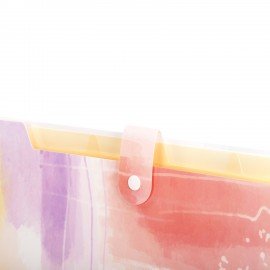 Папка-органайзер на кнопке 5 отделений, BRAUBERG "Extra", А4, пастельные узоры, 274100