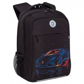 Рюкзак GRIZZLY школьный, анатомическая спинка, 2 отделения, для мальчиков, "SMART", 39х26х19 см, RB-556-2/1