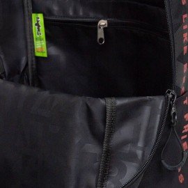 Рюкзак GRIZZLY, карман-антивор, TOTAL BLACK, 42х28х12 см, RQL-513-2/3