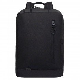 Рюкзак GRIZZLY, карман-антивор, TOTAL BLACK, 42х28х12 см, RQL-513-2/3
