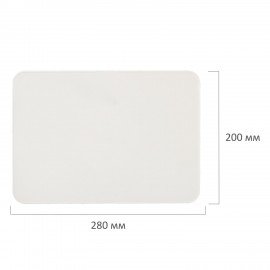 Доска для лепки А4, 280х200 мм, ПИФАГОР, белая, 274253