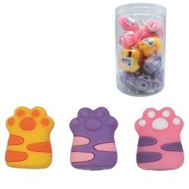 Точилка "Лапки", 1 отверстие, ассорти, 77245