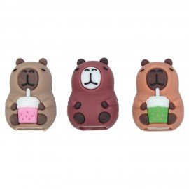 Точилка "Капибара", 1 отверстие, ассорти, 77247