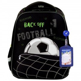 Ранец BRAUBERG FIT, 2 отделения, "Mesh goal", 3D-панель, 38х27х14 см, 274384