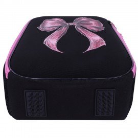 Ранец BRAUBERG LIGHT, 1 отделение, с брелком, "Chic bow", 36х26х13 см, 274386