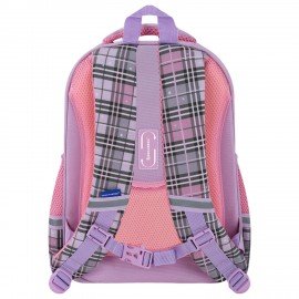 Ранец BRAUBERG STABLE, 2 отделения, с брелком, "Trendy girl", нашивка, 36х28х16 см, 274388