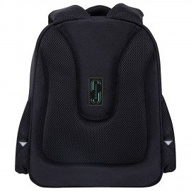 Ранец BRAUBERG STABLE, 2 отделения, с брелком, "Smoky car", LED-ЛАМПОЧКИ, 36х28х16 см, 274389