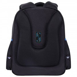 Ранец BRAUBERG STABLE, 2 отделения, с брелком, "Blue ball", 36х28х16 см, 274390