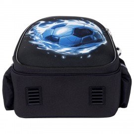 Ранец BRAUBERG STABLE, 2 отделения, с брелком, "Blue ball", 36х28х16 см, 274390