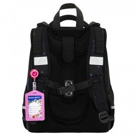 Ранец BRAUBERG PREMIUM, 2 отделения, с брелком, "White kitten", СВЕТЯЩИЙСЯ, 38х29х16 см, 274392