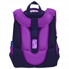 Ранец BRAUBERG PREMIUM, 2 отделения, с брелком, "Shining butterflies", блестки, 38х29х16 см, 274393