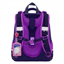 Ранец BRAUBERG PREMIUM, 2 отделения, с брелком, "Shining butterflies", блестки, 38х29х16 см, 274393