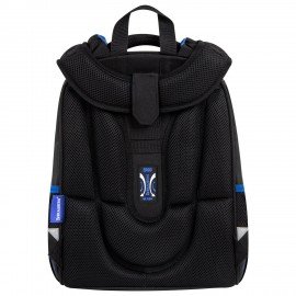 Ранец BRAUBERG PREMIUM, 2 отделения, с брелком, "Risky ride", 3D-панель, 38х29х16 см, 274394