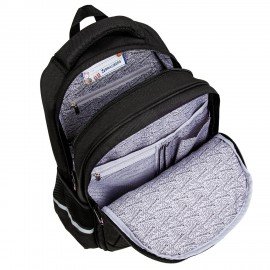 Рюкзак BRAUBERG SOFT, 2 отделения, 3 кармана, "Tough cat", СВЕТЯЩИЙСЯ, 40х31х15 см, 274401