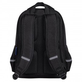 Рюкзак BRAUBERG SOFT, 2 отделения, 3 кармана, "Broken glass", СВЕТЯЩИЙСЯ, 40х31х15 см, 274402