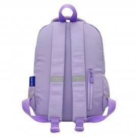 Рюкзак BRAUBERG STYLE, 2 отделения, 4 кармана, "Hey all", сиреневый, 40х26х15 см, 274411